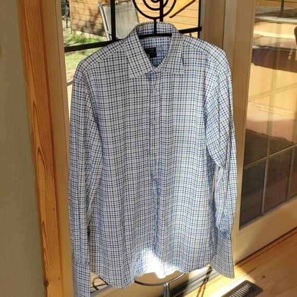 Thomas Elliott Milan Made in Italy Long Sleeve French Cuff Sz M Dress Shirt - Picture 3 of 15